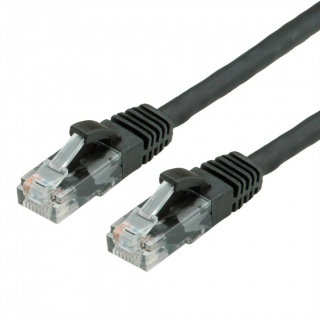 Cablu de retea RJ45 cat. 6A UTP 3m Negru, Value 21.99.1463